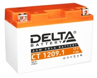  Аккумулятор Delta MOTO CT 1209.1 (YT9B-BS)