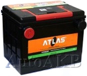  Аккумулятор автомобильный ATLAS DYNAMIC POWER MF75-630 6СТ-75 боковые клеммы