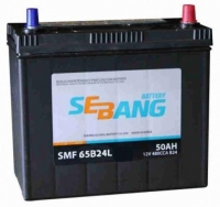  Аккумулятор автомобильный SEBANG SMF 65B24LS 6СТ-50 обр.