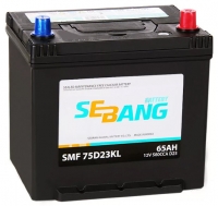  Аккумулятор автомобильный SEBANG SMF 75D23KL 6СТ-65 обр.