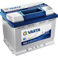  Аккумулятор автомобильный Varta Blue Dynamic D43 6СТ-60 прям.