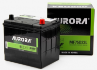  Аккумулятор автомобильный AURORA JIS MF-75D23L 65 А/ч 580А ОП (230х172х220) D23L