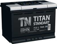  Аккумулятор автомобильный Titan Standart 6СТ-75 обр.