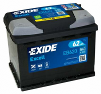  Аккумулятор автомобильный Exide Excell EB 620 6СТ-62 обр.