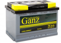  Аккумулятор автомобильный GANZ 75 А/ч 680А ПП (278x175x190) L3