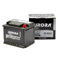  Аккумулятор автомобильный AURORA DIN EFB 56010 60 А/ч 560А ОП (242х175х190) L2