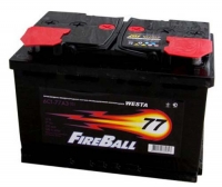  Аккумулятор автомобильный FireBall 6СТ-77 прям.