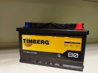  Аккумулятор автомобильный Timberg PREMIUM TP800 6СТ-80VL обр.