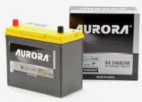  Аккумулятор автомобильный AURORA JIS AGM AX S46B24R 45 А/ч 370А ПП (236х127х224) B24R