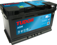  Аккумулятор автомобильный Tudor Micro-Hybrid TK800 (AGM) 6СТ-80 обр.