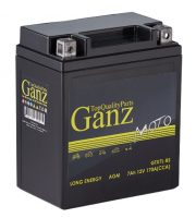  Аккумулятор мото GANZ AGM 7 А/ч 170А ОП (114x71x131) GTX7L-BS (YTX7L-BS)