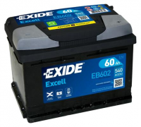  Аккумулятор автомобильный Exide Excell EB602 6СТ-60 обр. (низкий)