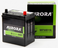  Аккумулятор автомобильный AURORA JIS MF-50B19L 42 А/ч 380А ОП (187х127х220) B19L