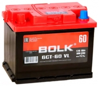  Аккумулятор автомобильный BOLK AB 601 6СТ-60 прям.