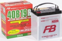  Аккумулятор автомобильный Furukawa Battery Super Nova 40B19R 6СТ-38 прям.