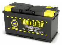  Аккумулятор автомобильный TYUMEN BATTERY STANDART 6СТ-100 прям.