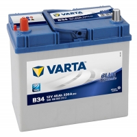  Аккумулятор автомобильный Varta Blue Dynamic B34 6СТ-45 прям. (55B24RS)