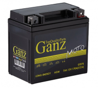  Аккумулятор мото GANZ AGM 7 А/ч 170А ОП (114x70x108) GTZ7S (YTZ7S)
