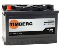  Аккумулятор автомобильный Timberg STANDARD TS751 6СТ-75VL прям.
