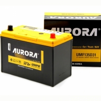 Аккумулятор автомобильный AURORA JIS ULTRA UMF-135D31L 100А/ч 850А ОП (302х172х220) D31L