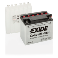  Аккумулятор мото EXIDE Conventional EB16L-B 19 Ah 190 A (175x100x155)